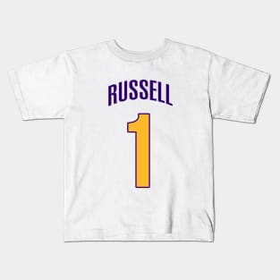 DeAngelo Russell Jersey Poster Kids T-Shirt